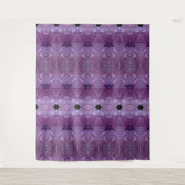 Lavenders Ikat 2 Wandteppich (Vorderseite)