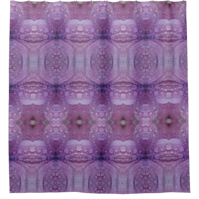 Lavenders Ikat 3 Duschvorhang (Vorderseite)