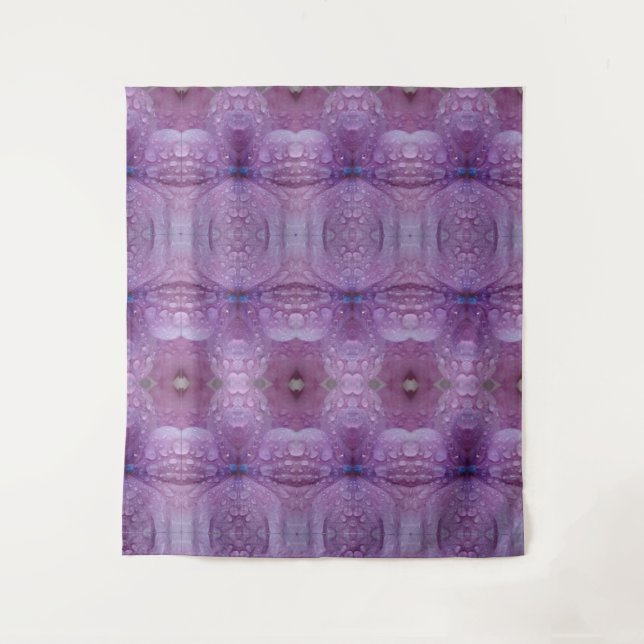 Lavenders Ikat 3 Wandteppich (Vorderseite)