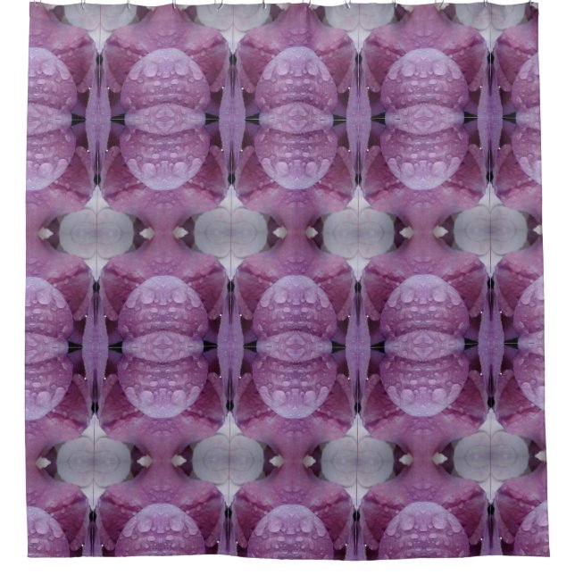 Lavenders Ikat 4 Duschvorhang (Vorderseite)