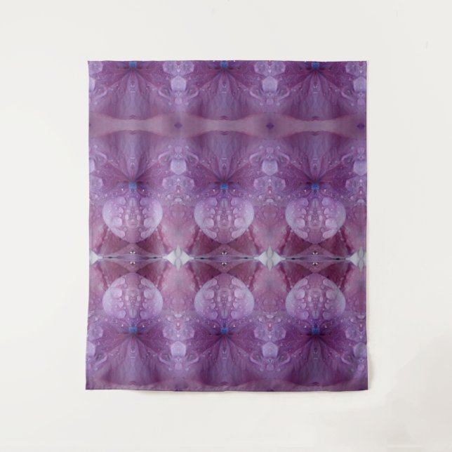 Lavenders Pouf Wandteppich (Vorderseite)