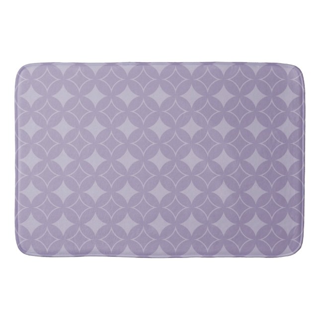Lavendershippo-Muster Badematte (Vorderseite)