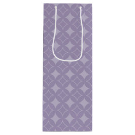 Lavendershippo-Muster Geschenktüte Für Weinflaschen