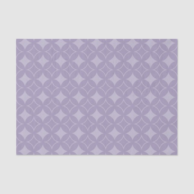 Lavendershippo-Muster Seidenpapier (Vorderseite)