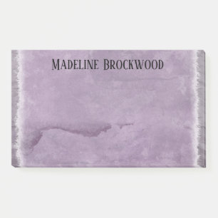 Lavendine Wasserfarbe Schönes Monogramm Post-it Klebezettel