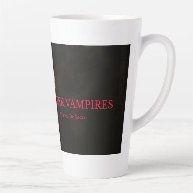 "L'avènement des vampires Queer" Latte Mug (Droite)