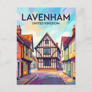 Lavenham Vereinigtes Königreich Postkarte
