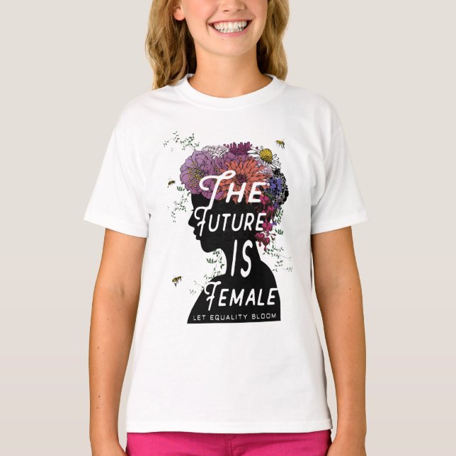 L'avenir est féminin - Football T-shirt jeunesse (Devant)