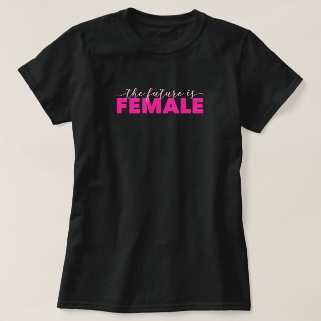 L'avenir est le T-shirt féminin de base (Design devant)