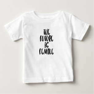 L'avenir est le t-shirt pour bébé féminin