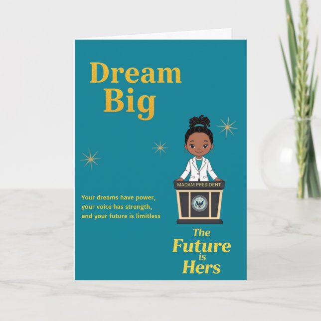 L'avenir est sa carte d'affirmation (Devant)