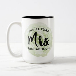 L'avenir Mme Watercolor Floral Mug