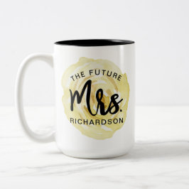 L'avenir Mme Watercolor Floral Mug