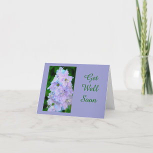 LAVENTIL UND BLAUE DELPHINIUM KARTE