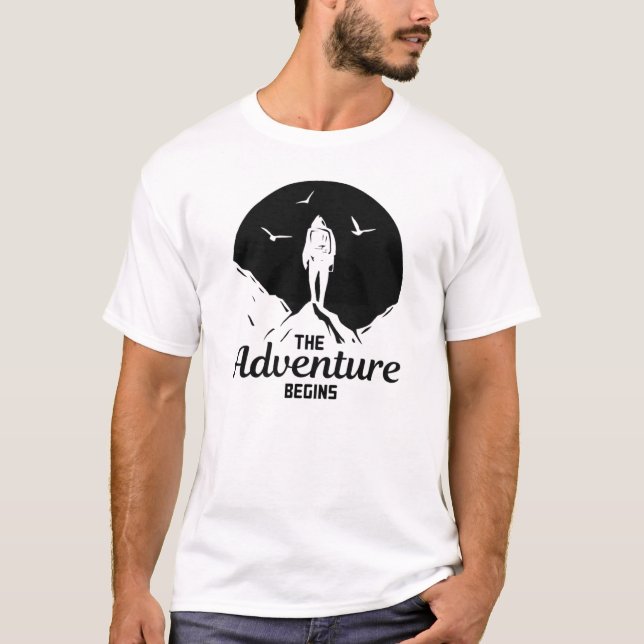 L'aventure commence T-shirt (Devant)