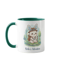 L'Aventure de Bobo Lapin Tasse à Café - Mignon Kaw