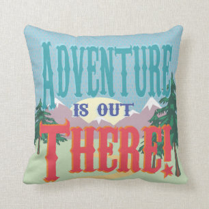L'aventure est là coussin
