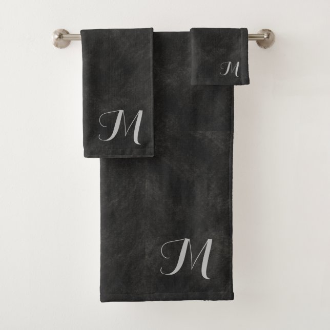 Laver de chaux foncé luxueux Monogramme (En situation)