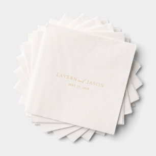 Lavern Elegant Moderne Hochzeit Servietten Mit Folie