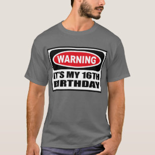 L'avertissement de LUI est le T-shirt foncé des