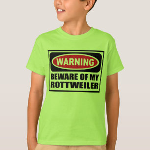 L'avertissement PRENNENT GARDE du T-shirt de MON