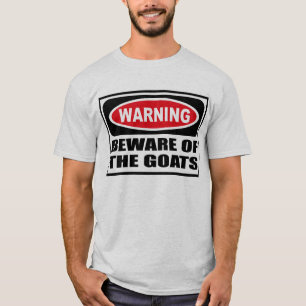 L'avertissement PRENNENT GARDE du T-shirt des