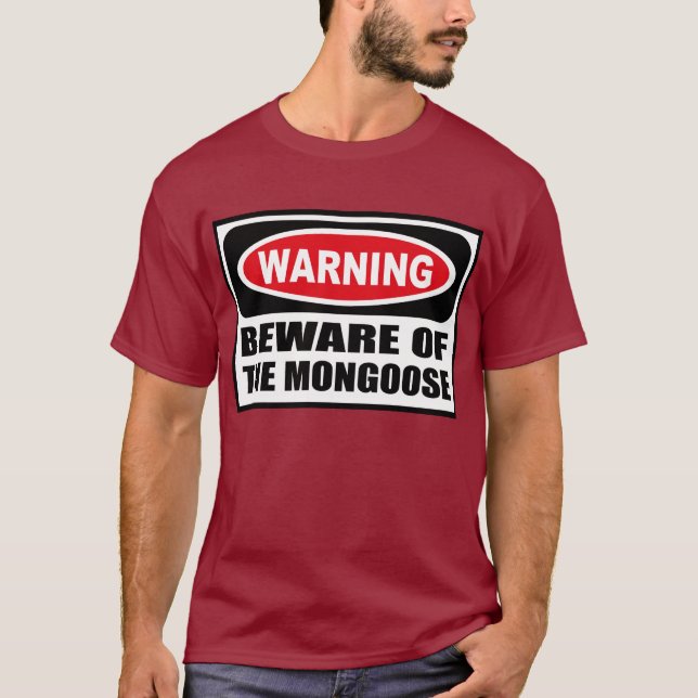 L'avertissement PRENNENT GARDE du T-shirt foncé (Devant)