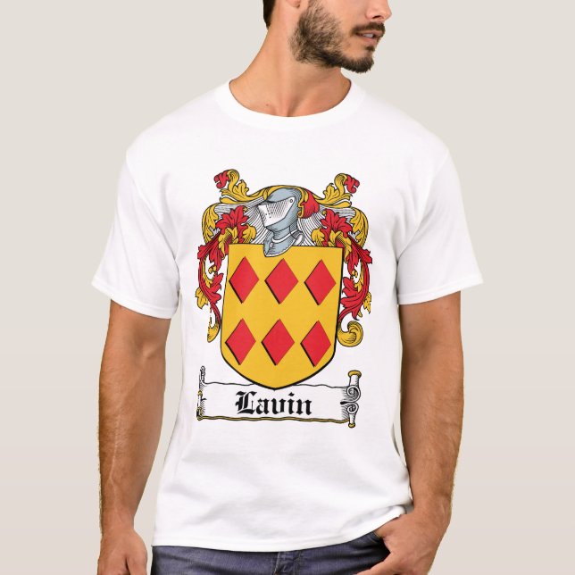 Lavin Familienwappen T-Shirt (Vorderseite)