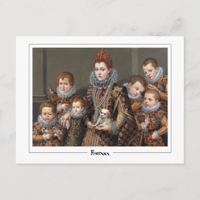 Lavinia Fontana #6 - Fine Art Postcard Postkarte (Vorderseite)