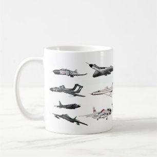 L'avion en bout de ligne lance une tasse de café