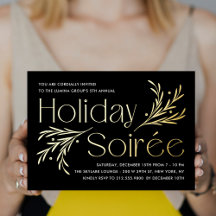 Lavish Soirée Foil Fête Invitation