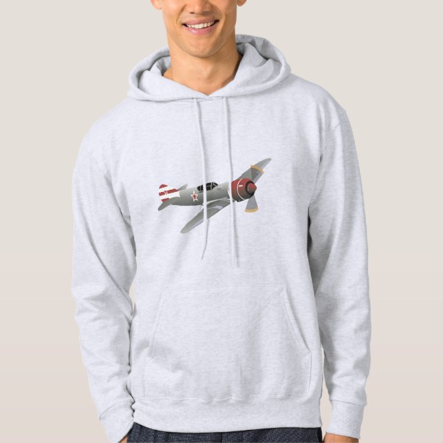 Lavochkin La-7 sowjetische WW2-Kämpfer Hoodie (Vorderseite)