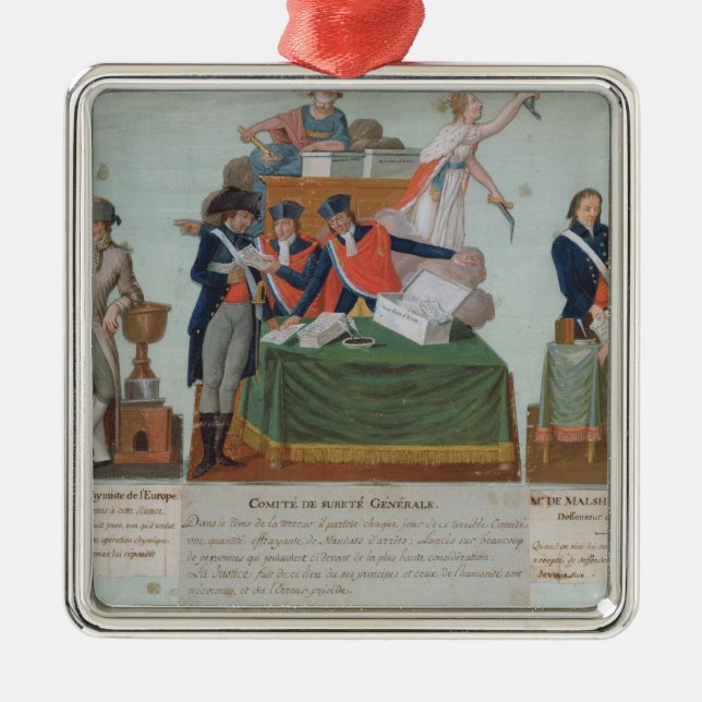 Lavoisier, Comite de Surete Generale Ornament Aus Metall (Vorne)
