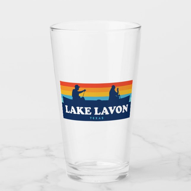 Lavon Texas Canoe Glas (Vorderseite)