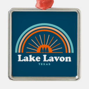 Lavon Texas Rainbow Ornament Aus Metall