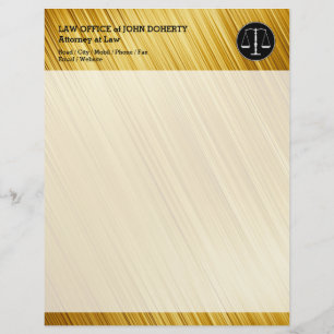 LAW OFFICE - stylish Letterhead Briefkopf