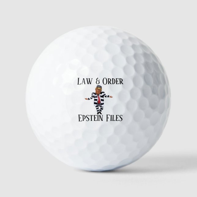 Law & Order Golf Balls Golfball (Vorderseite)