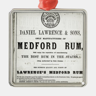 Lawerences Medford Rum Silbernes Ornament