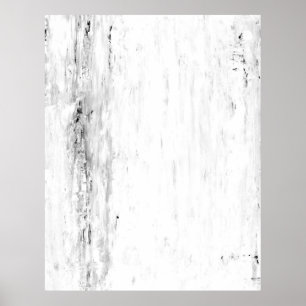 "Lawinen-" abstrakte Schwarzweiss-Kunst Poster