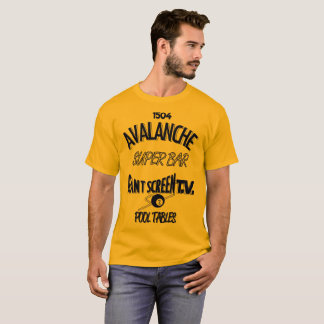 Lawinen-SuperBar Marquette - Blau auf GoldShirt T-Shirt