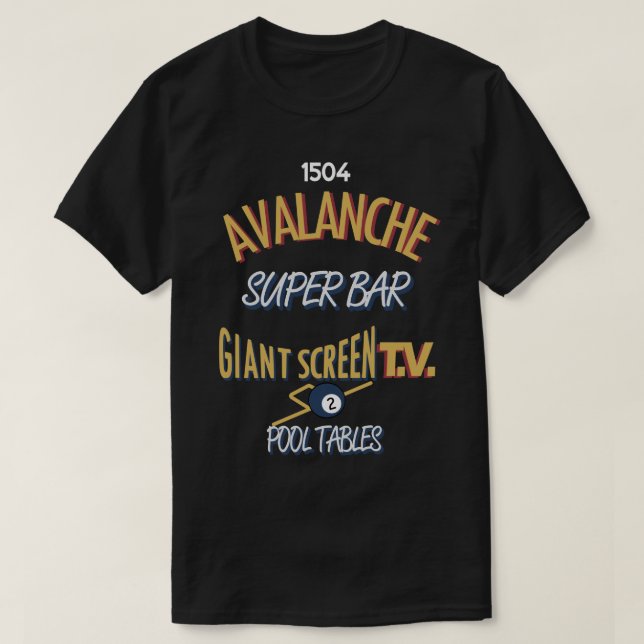 Lawinen-SuperBar Marquette - farbenreich T-Shirt (Design vorne)