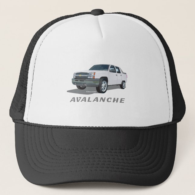 Lawinenweiß Truckerkappe (Vorderseite)