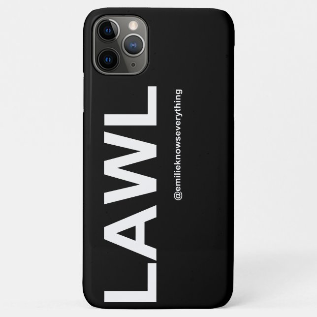 LAWL Premium Phone Case (Rückseite)
