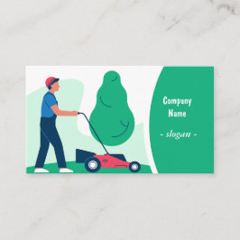 Lawn and Landscaping Business Card Template Visitenkarte