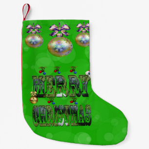 Lawn Bowls Christmas Design, Kleiner Weihnachtsstrumpf