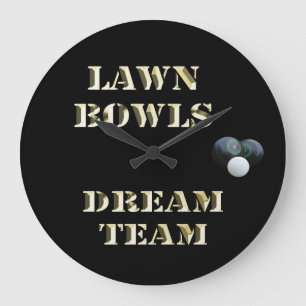 Lawn Bowls Dream Team,   Große Wanduhr