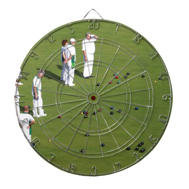 Lawn Bowls England Dartscheibe (vorne)