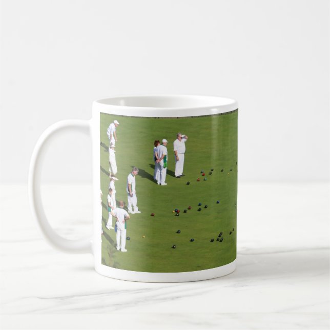 Lawn Bowls England Kaffeetasse (Links)
