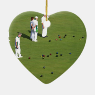 Lawn Bowls England Keramikornament