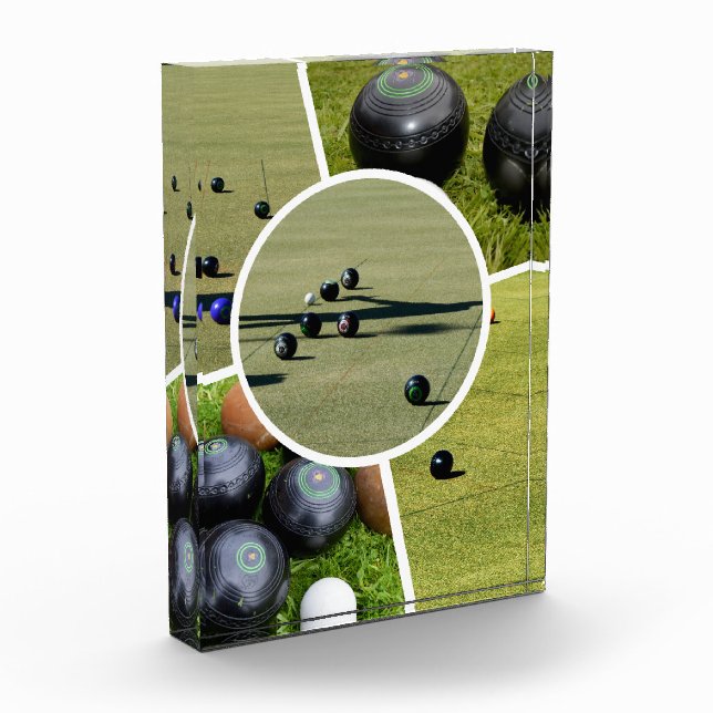 Lawn Bowls Five Picture Collage, Fotoblock (Links)